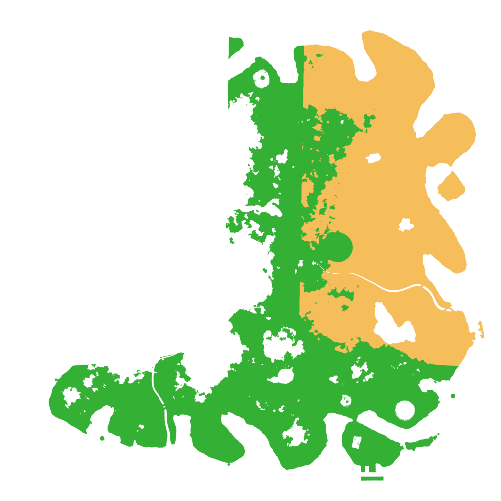 Biome Rust Map: Procedural Map, Size: 4500, Seed: 998