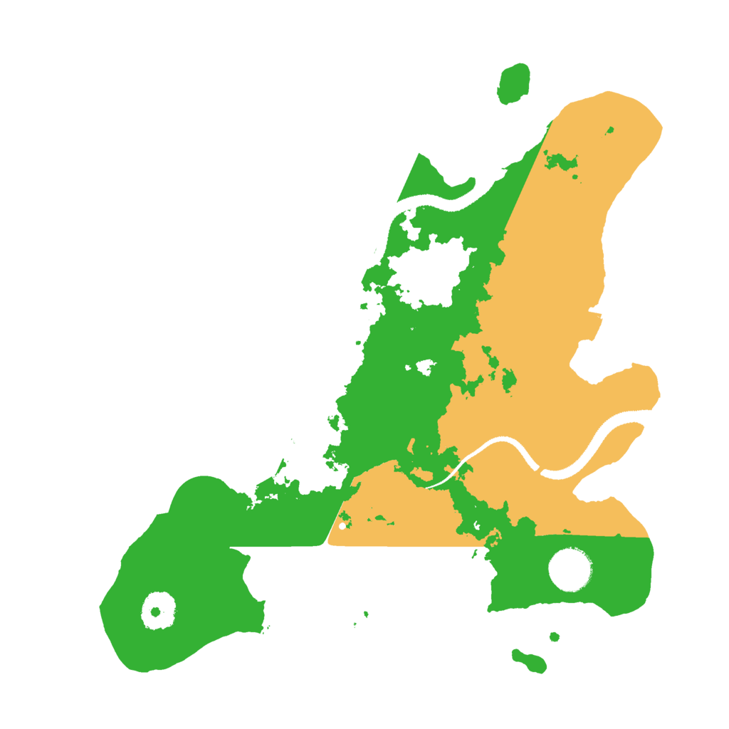 Biome Rust Map: Procedural Map, Size: 3000, Seed: 474429232