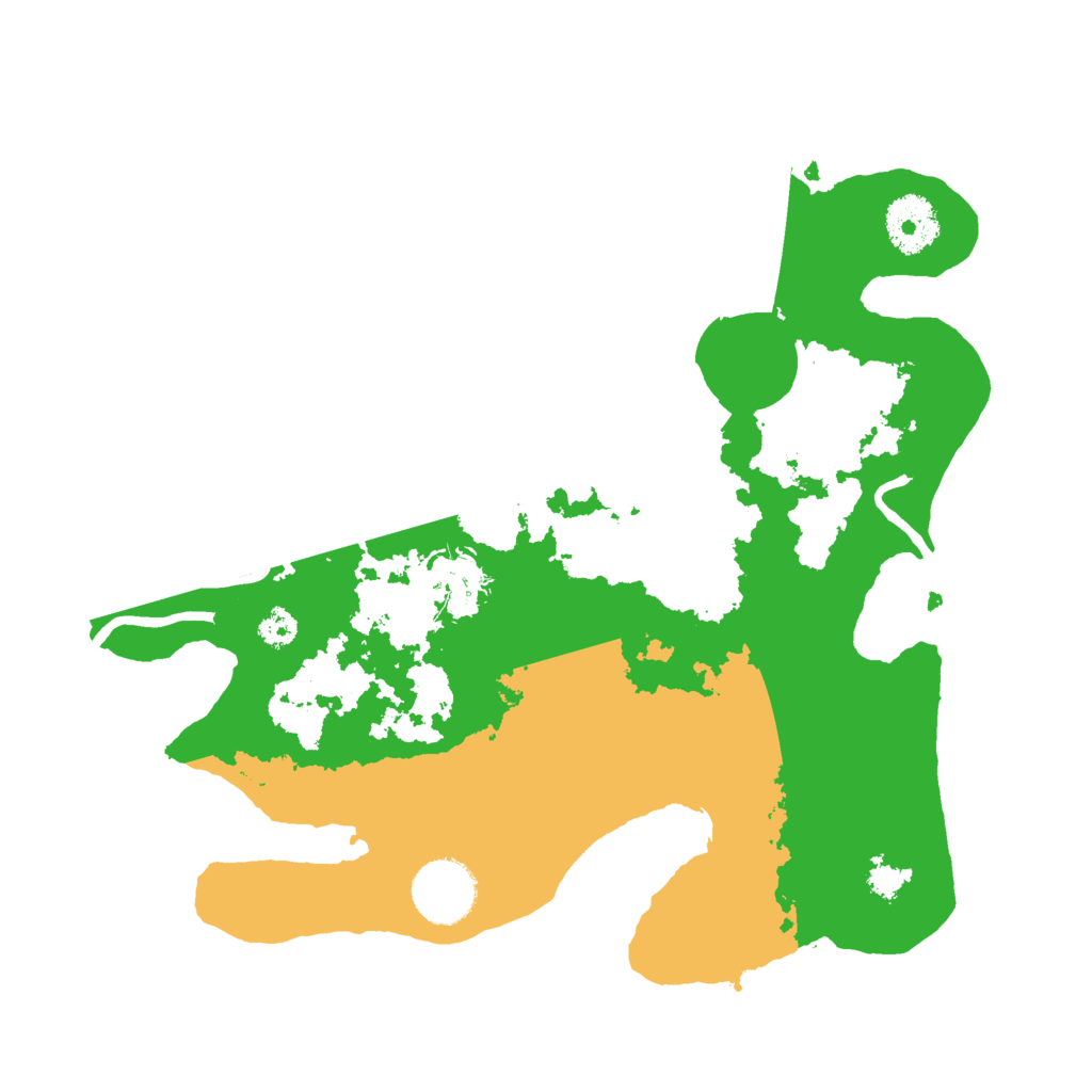 Biome Rust Map: Procedural Map, Size: 3000, Seed: 2322