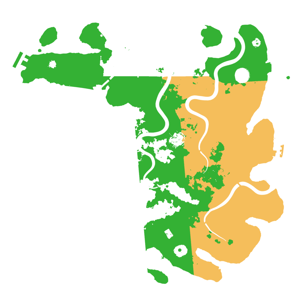Biome Rust Map: Procedural Map, Size: 3650, Seed: 1445792000