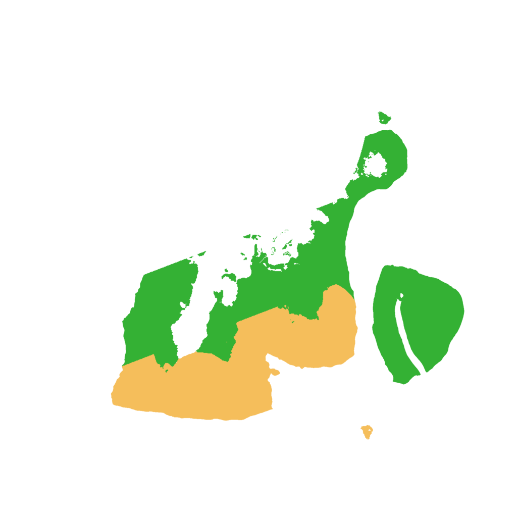 Biome Rust Map: Procedural Map, Size: 2000, Seed: 187746416