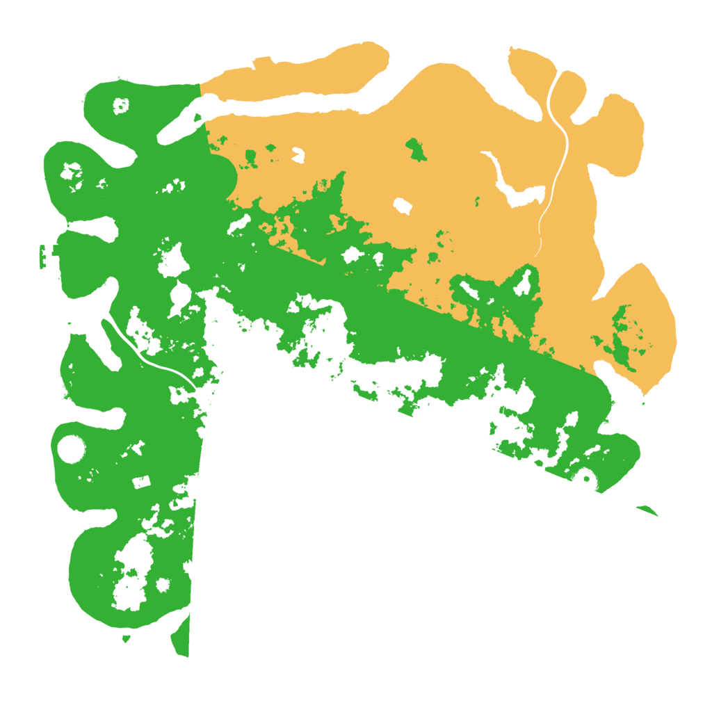 Biome Rust Map: Procedural Map, Size: 4500, Seed: 871771377