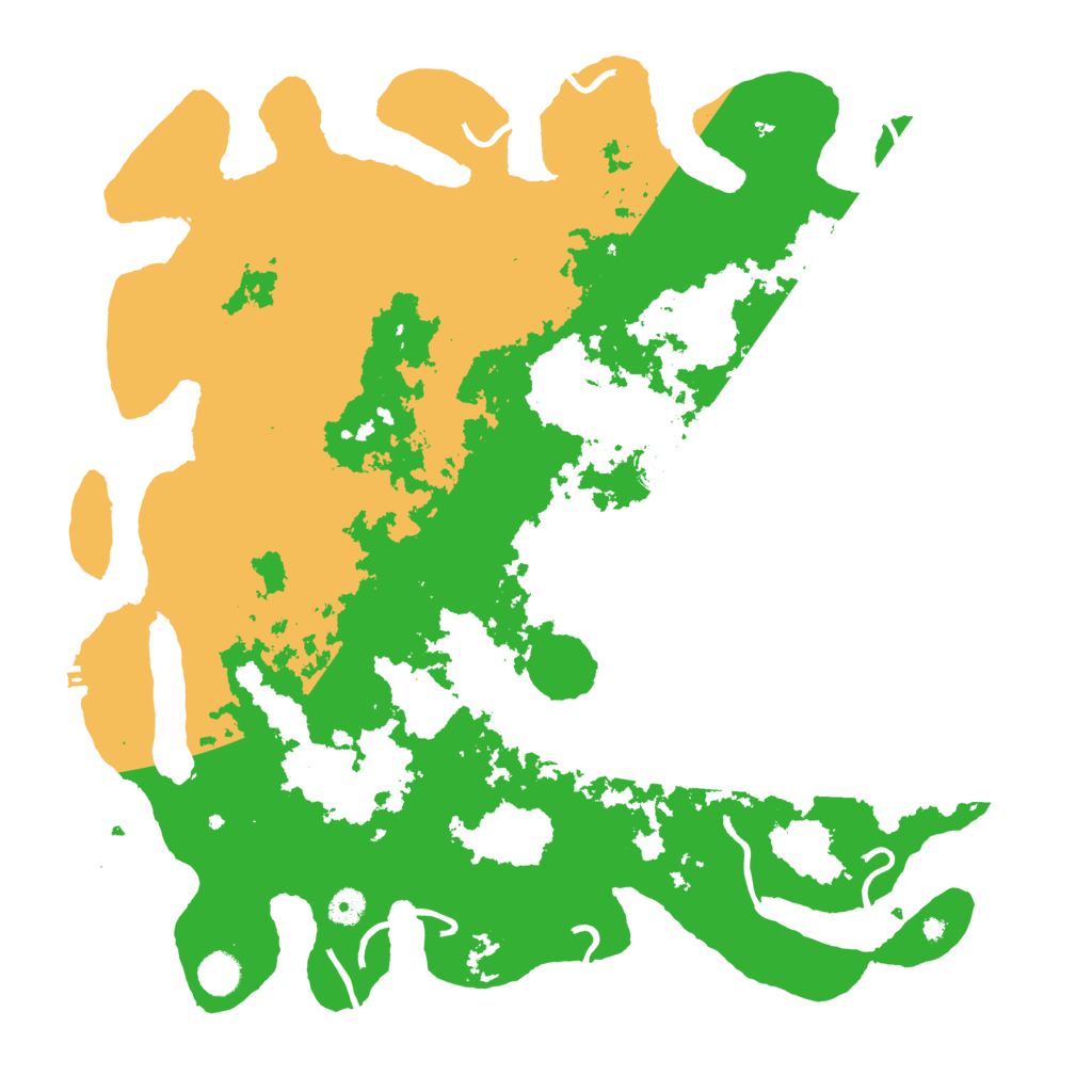 Biome Rust Map: Procedural Map, Size: 4500, Seed: 105305287
