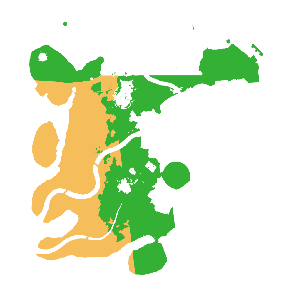 Biome Rust Map: Procedural Map, Size: 3000, Seed: 311513