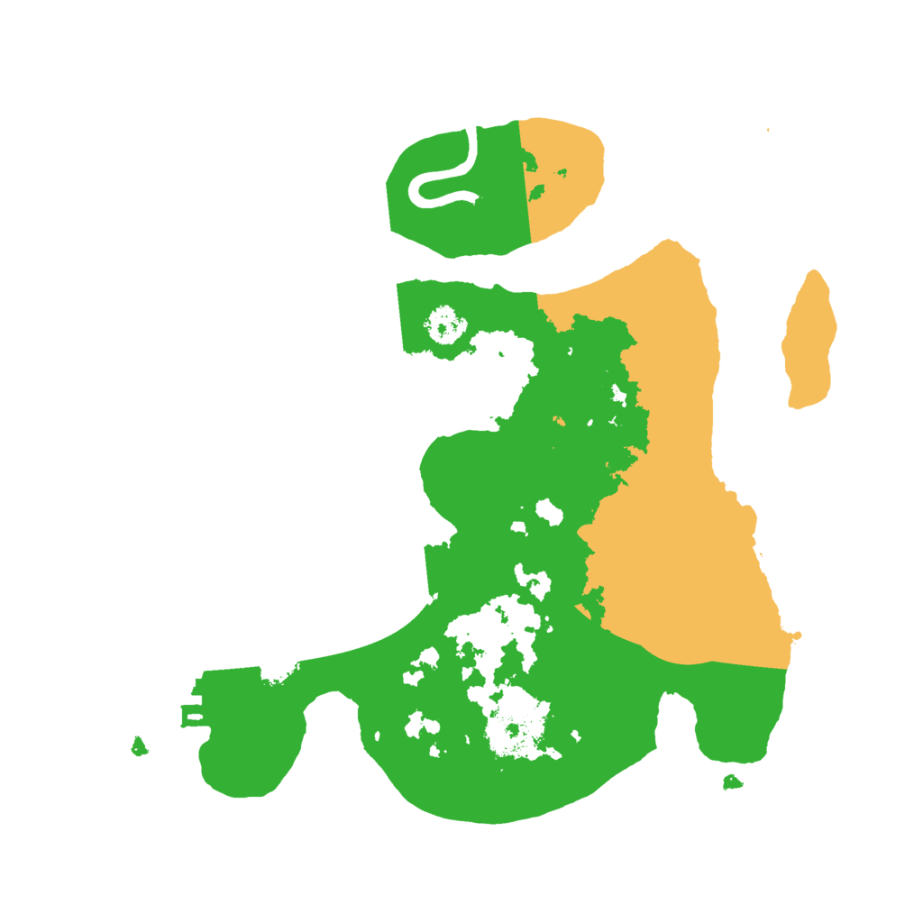 Biome Rust Map: Procedural Map, Size: 2500, Seed: 823112267