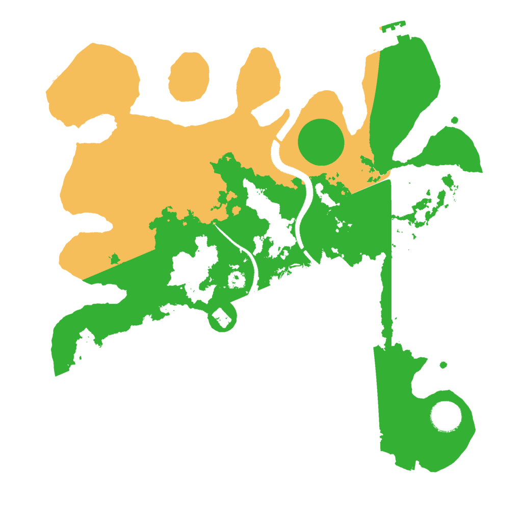 Biome Rust Map: Procedural Map, Size: 3000, Seed: 41551