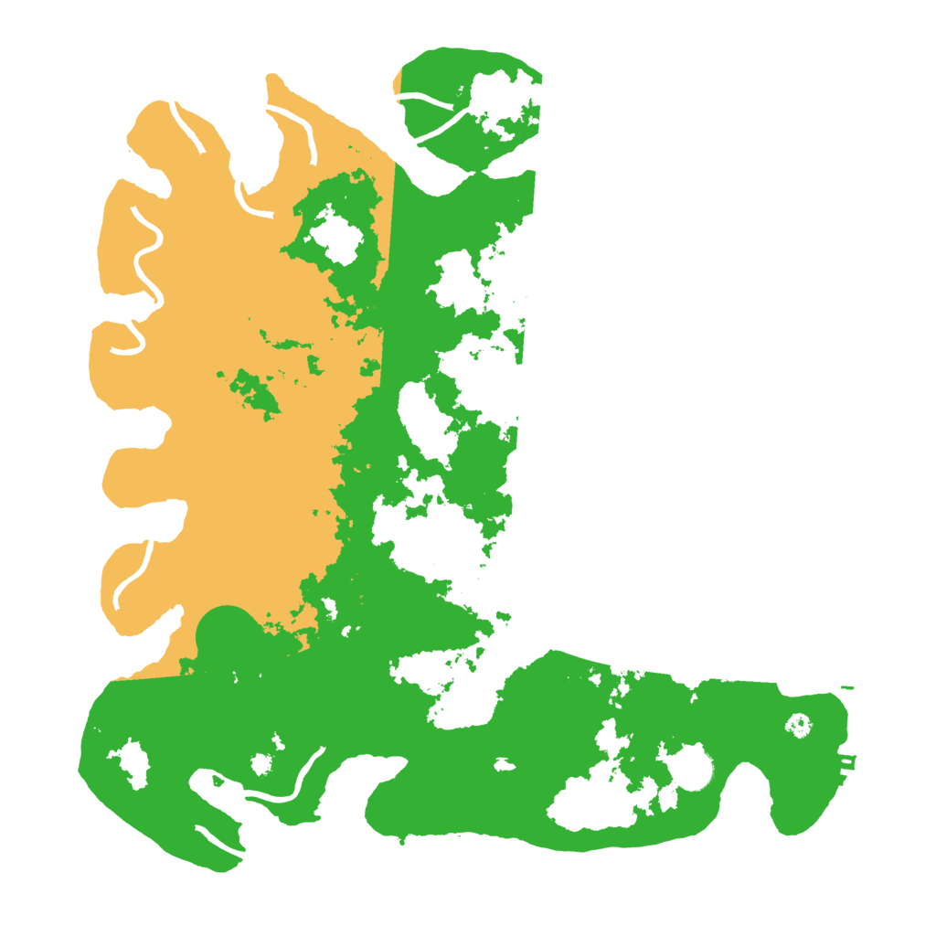 Biome Rust Map: Procedural Map, Size: 3900, Seed: 171753888