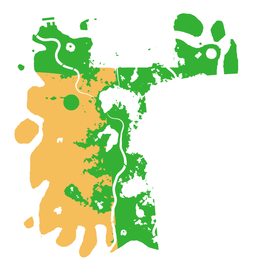 Biome Rust Map: Procedural Map, Size: 4500, Seed: 2111349041