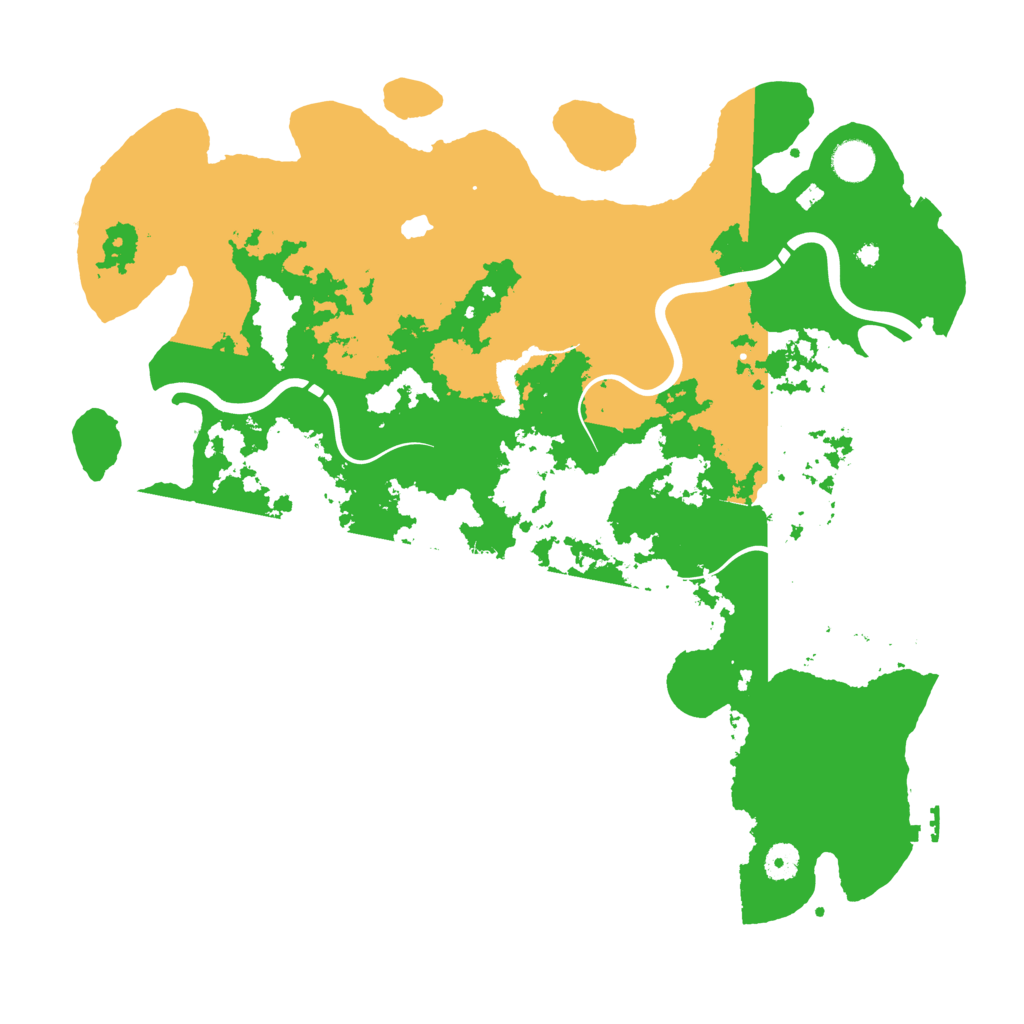 Biome Rust Map: Procedural Map, Size: 4250, Seed: 10002