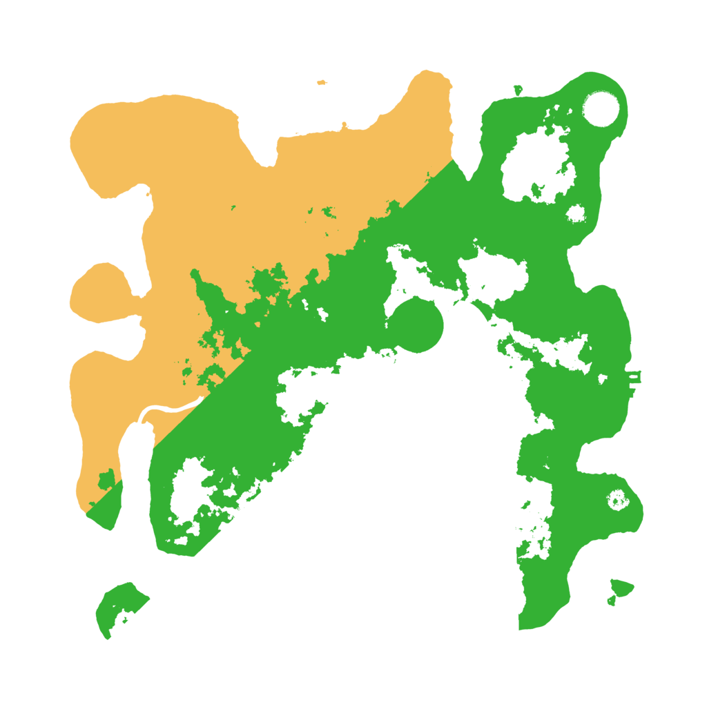 Biome Rust Map: Procedural Map, Size: 3500, Seed: 291454400