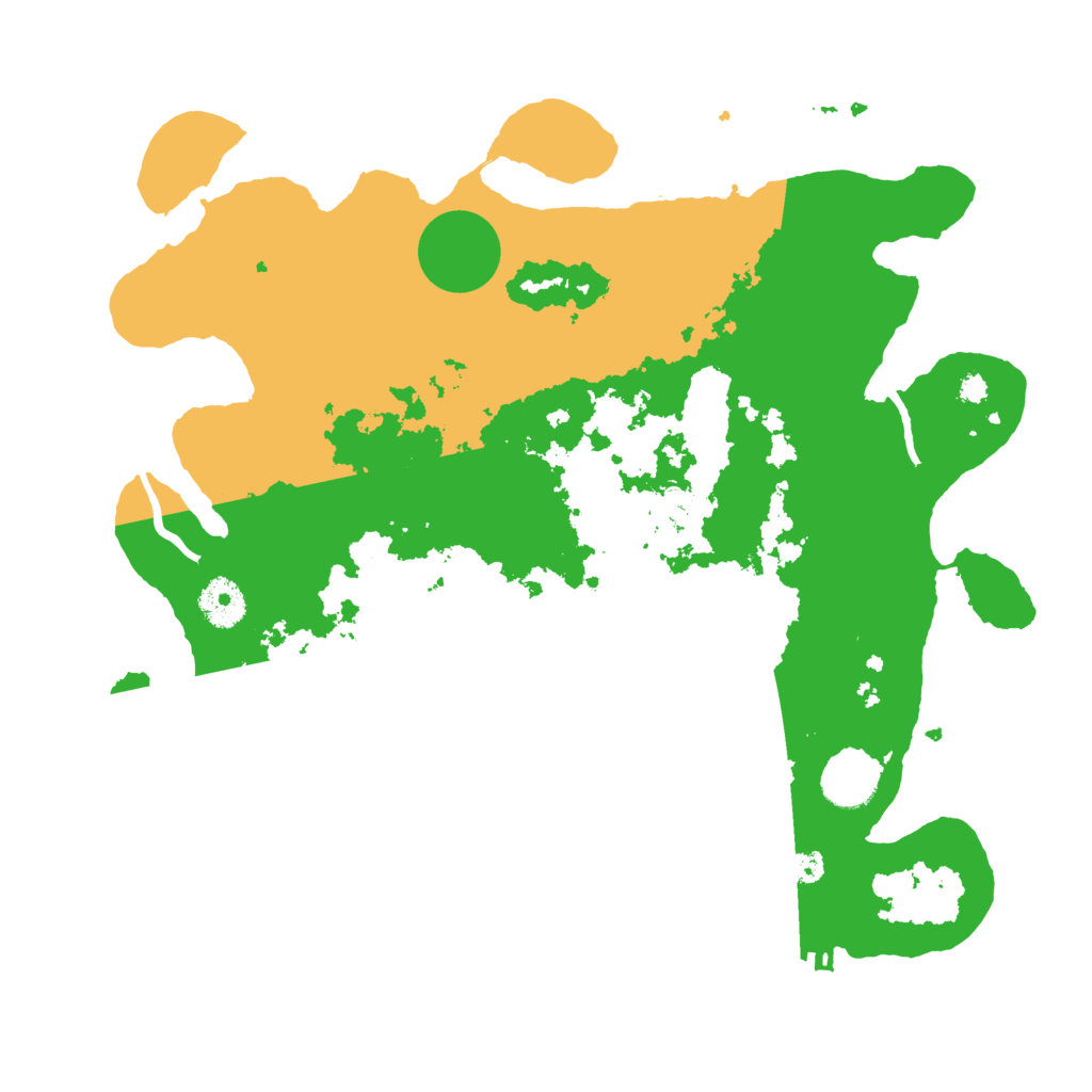 Biome Rust Map: Procedural Map, Size: 3500, Seed: 934653110