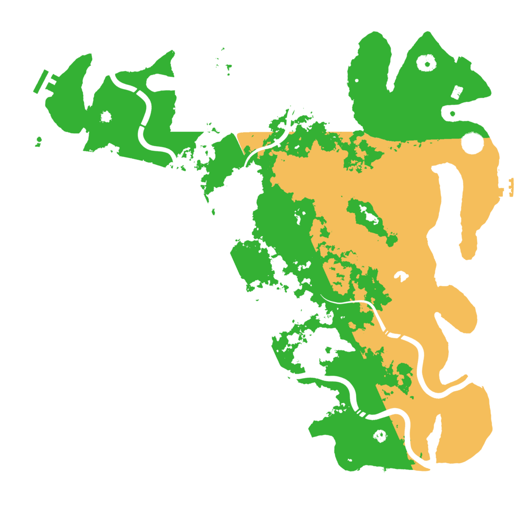 Biome Rust Map: Procedural Map, Size: 4250, Seed: 9888