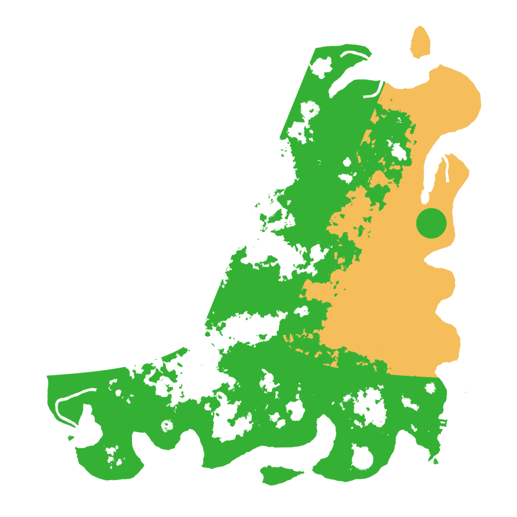 Biome Rust Map: Procedural Map, Size: 4500, Seed: 1126797055