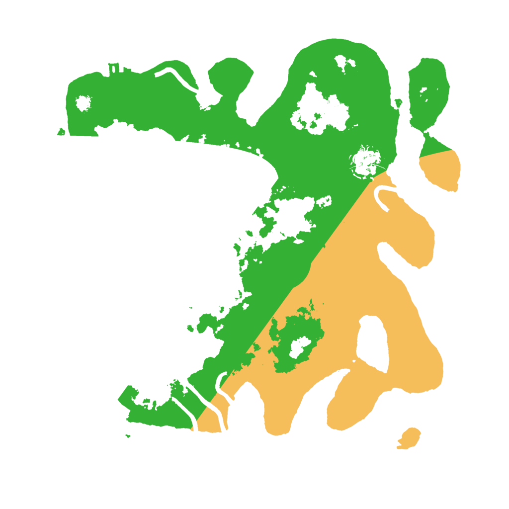 Biome Rust Map: Procedural Map, Size: 3000, Seed: 182742