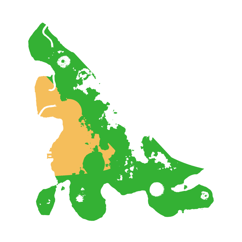 Biome Rust Map: Procedural Map, Size: 3000, Seed: 922601