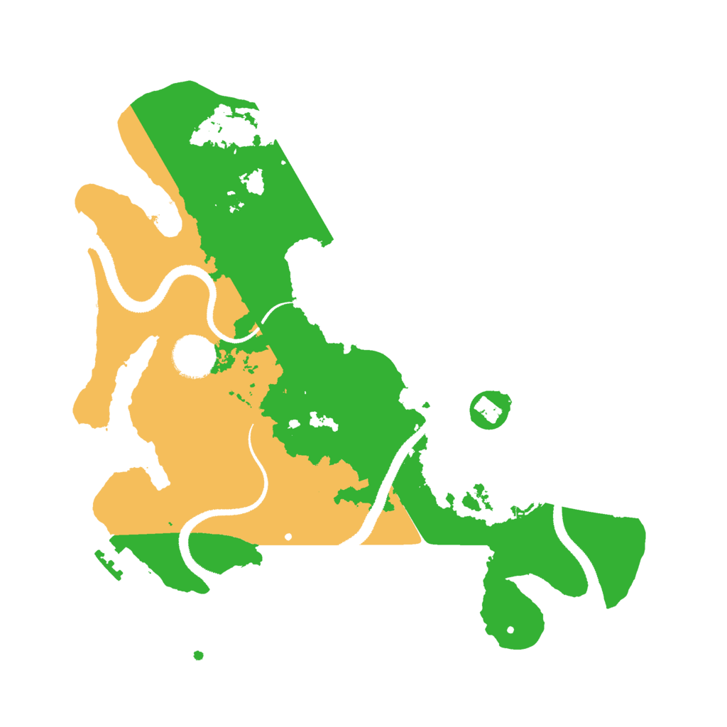 Biome Rust Map: Procedural Map, Size: 3000, Seed: 91059833