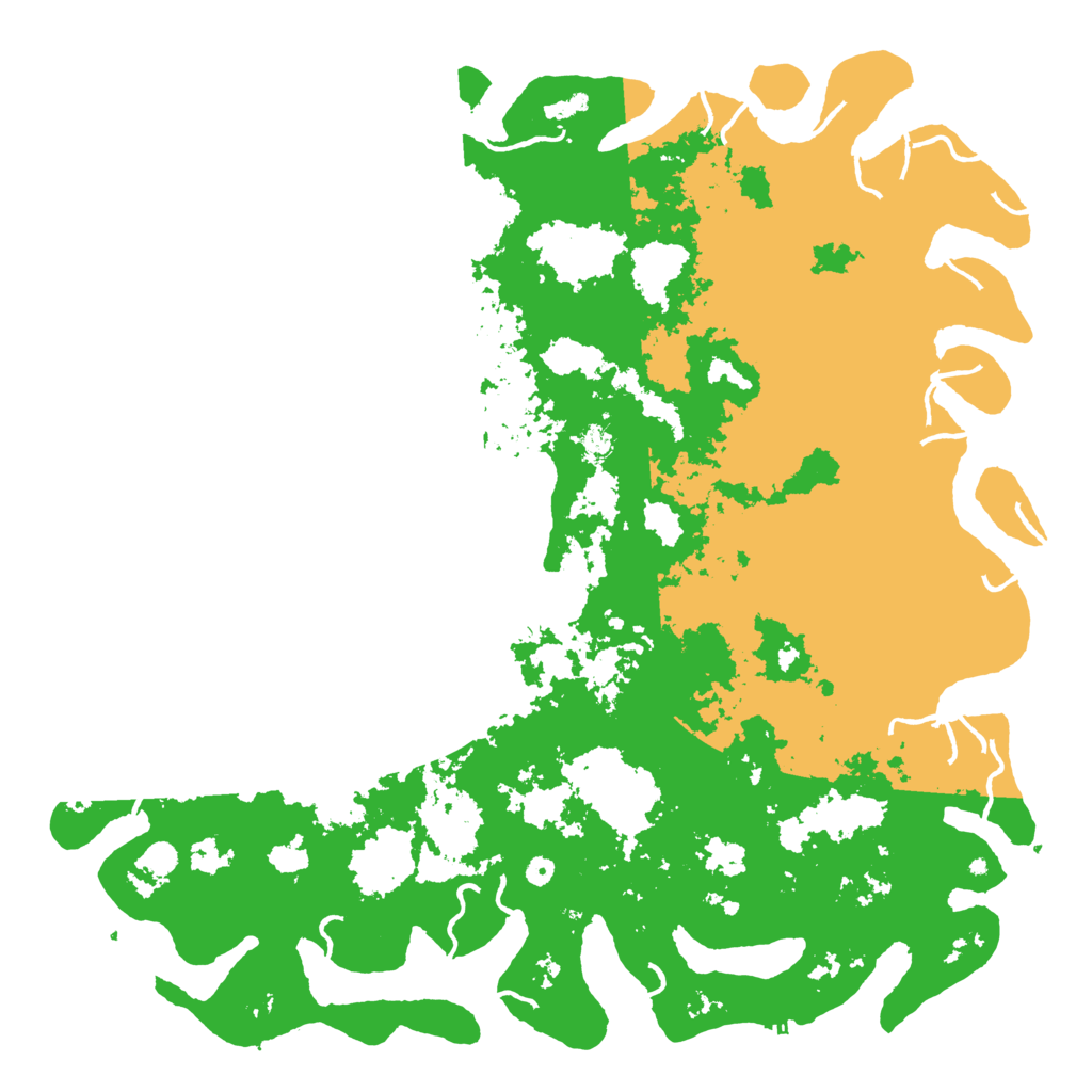 Biome Rust Map: Procedural Map, Size: 6000, Seed: 42042069