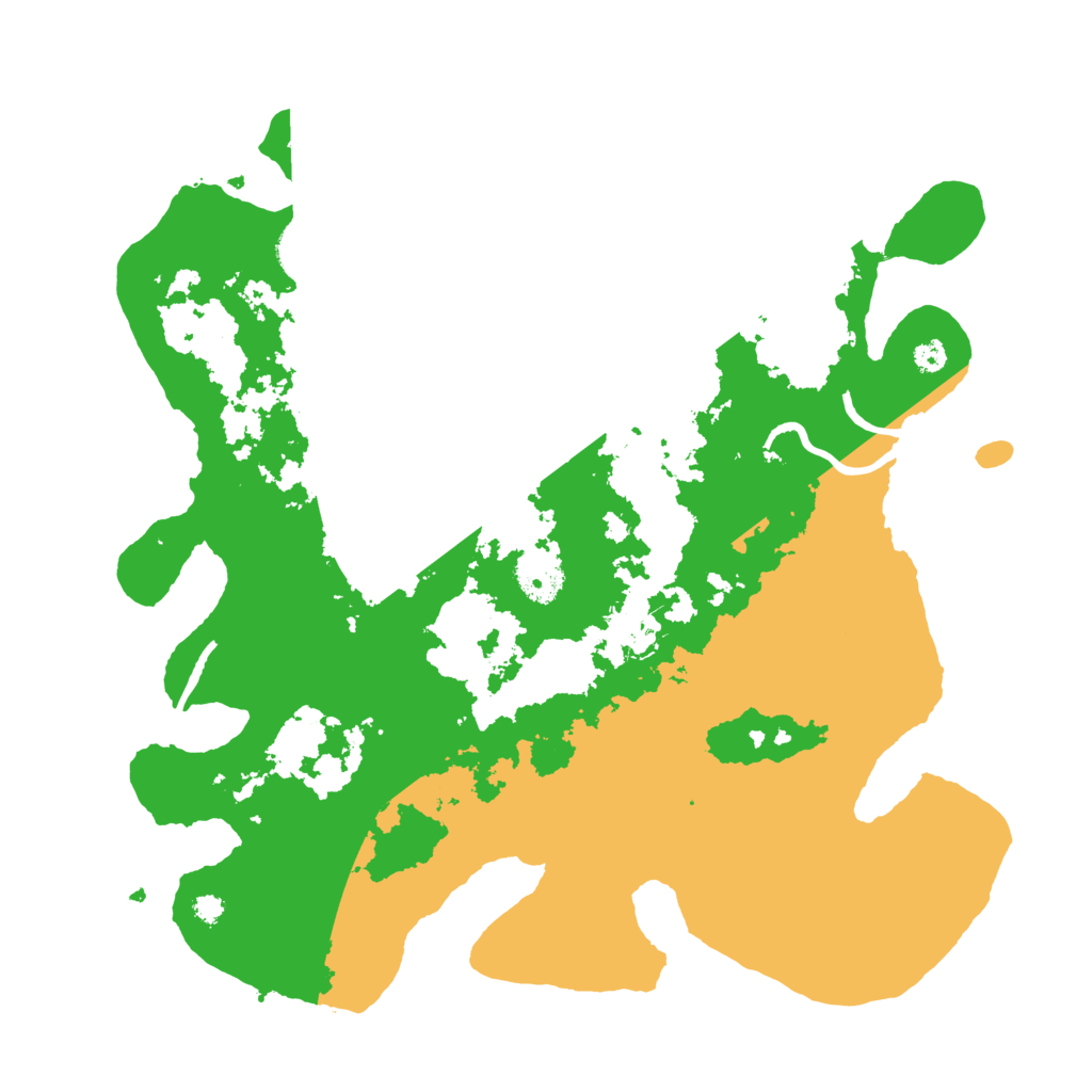 Biome Rust Map: Procedural Map, Size: 3500, Seed: 65481