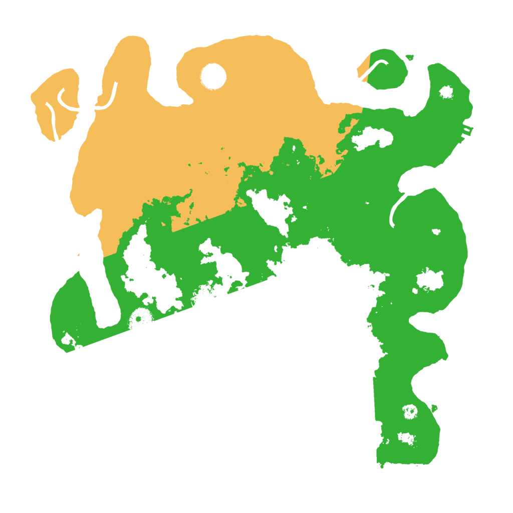 Biome Rust Map: Procedural Map, Size: 3500, Seed: 42872