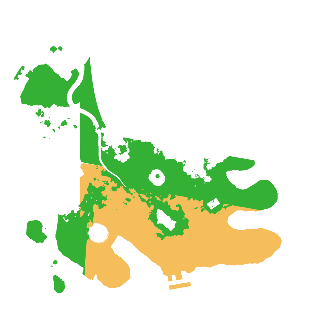 Biome Rust Map: Procedural Map, Size: 3000, Seed: 105052