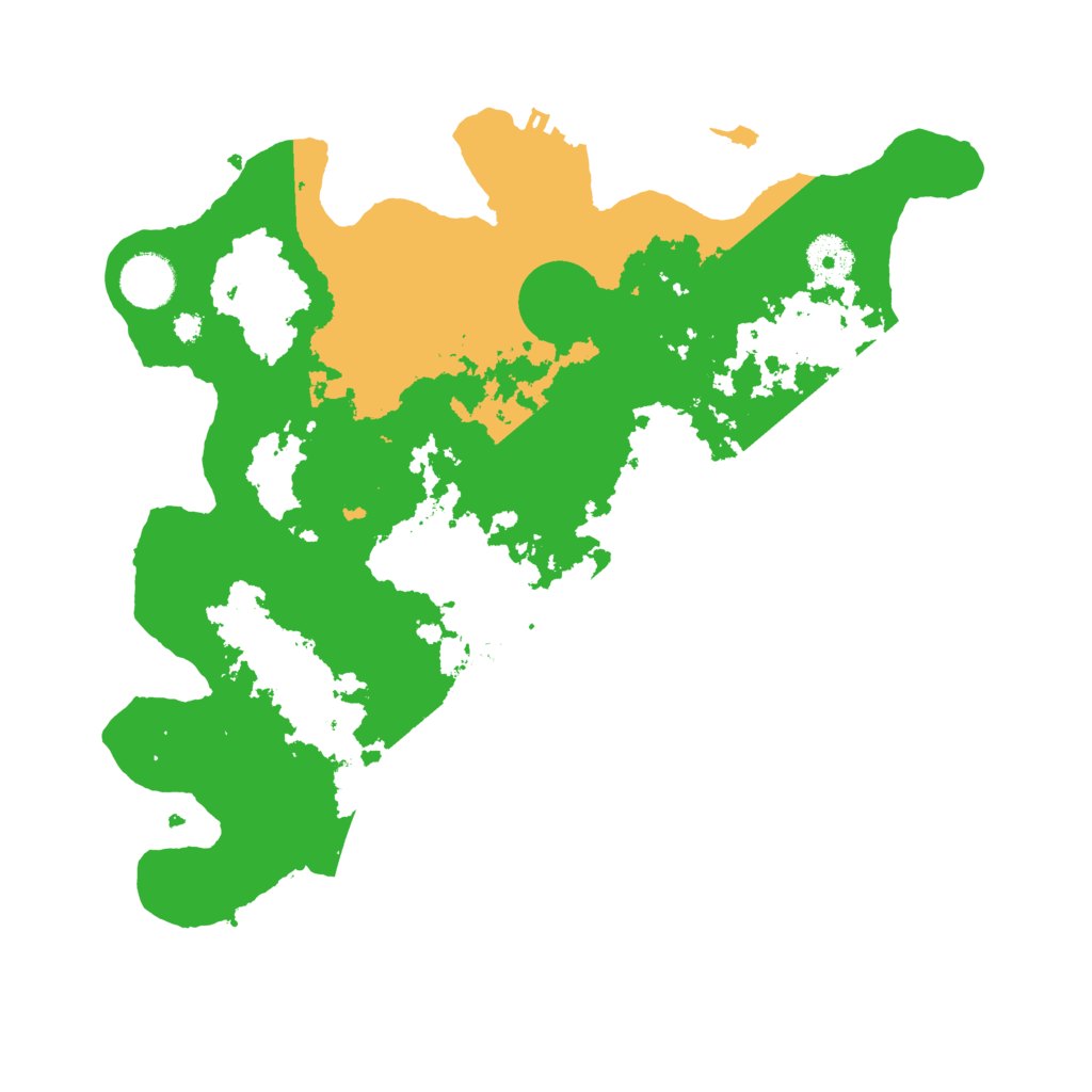 Biome Rust Map: Procedural Map, Size: 3500, Seed: 404708686