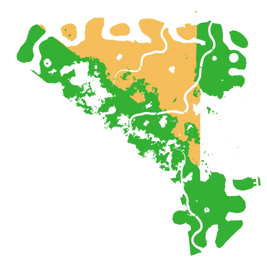 Biome Rust Map: Procedural Map, Size: 5000, Seed: 5214