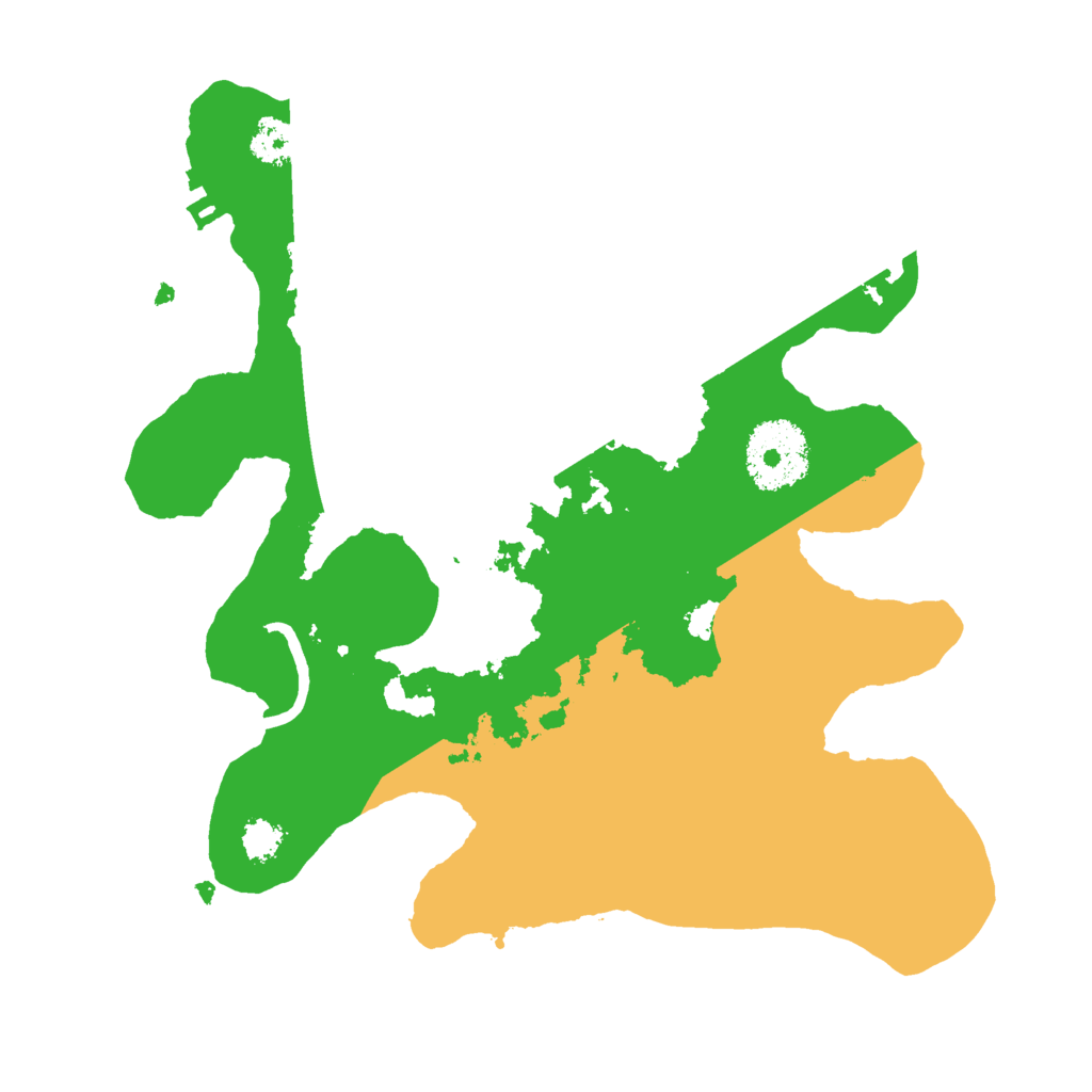 Biome Rust Map: Procedural Map, Size: 2500, Seed: 5656343