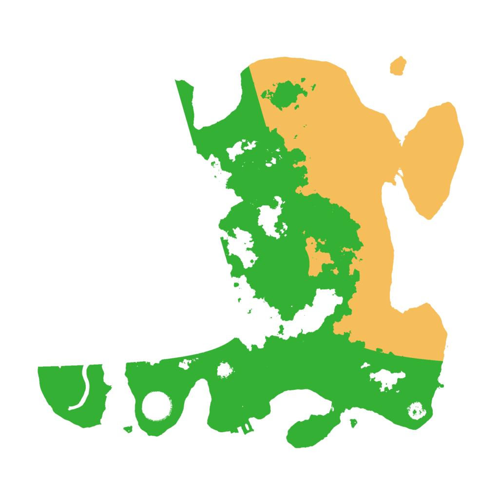 Biome Rust Map: Procedural Map, Size: 3000, Seed: 412336231