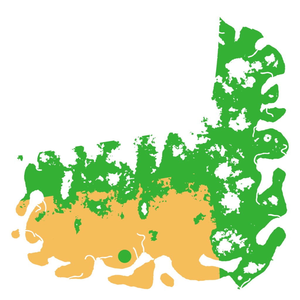 Biome Rust Map: Procedural Map, Size: 6000, Seed: 1603322680