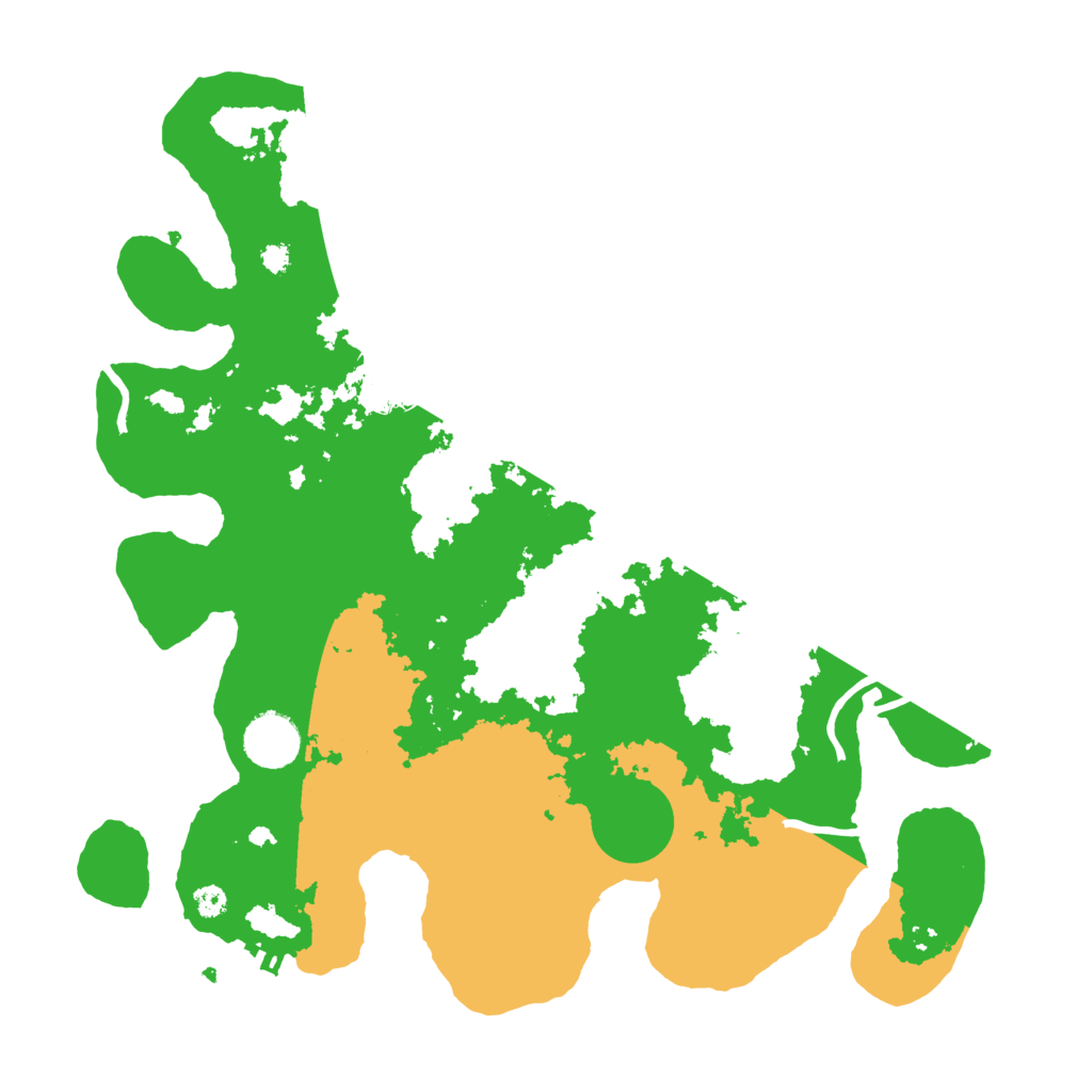 Biome Rust Map: Procedural Map, Size: 3500, Seed: 1745567244