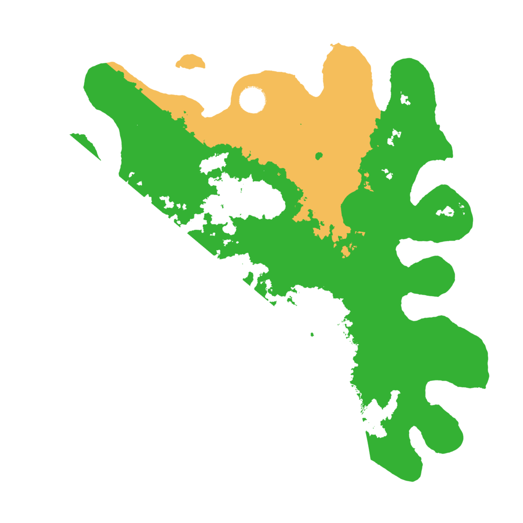 Biome Rust Map: Barren, Size: 3500, Seed: 111206859