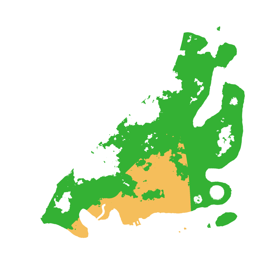 Biome Rust Map: Procedural Map, Size: 3200, Seed: 1352452628
