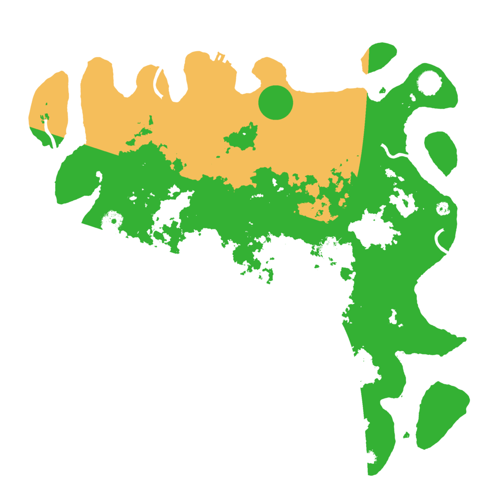 Biome Rust Map: Procedural Map, Size: 3850, Seed: 2075985688