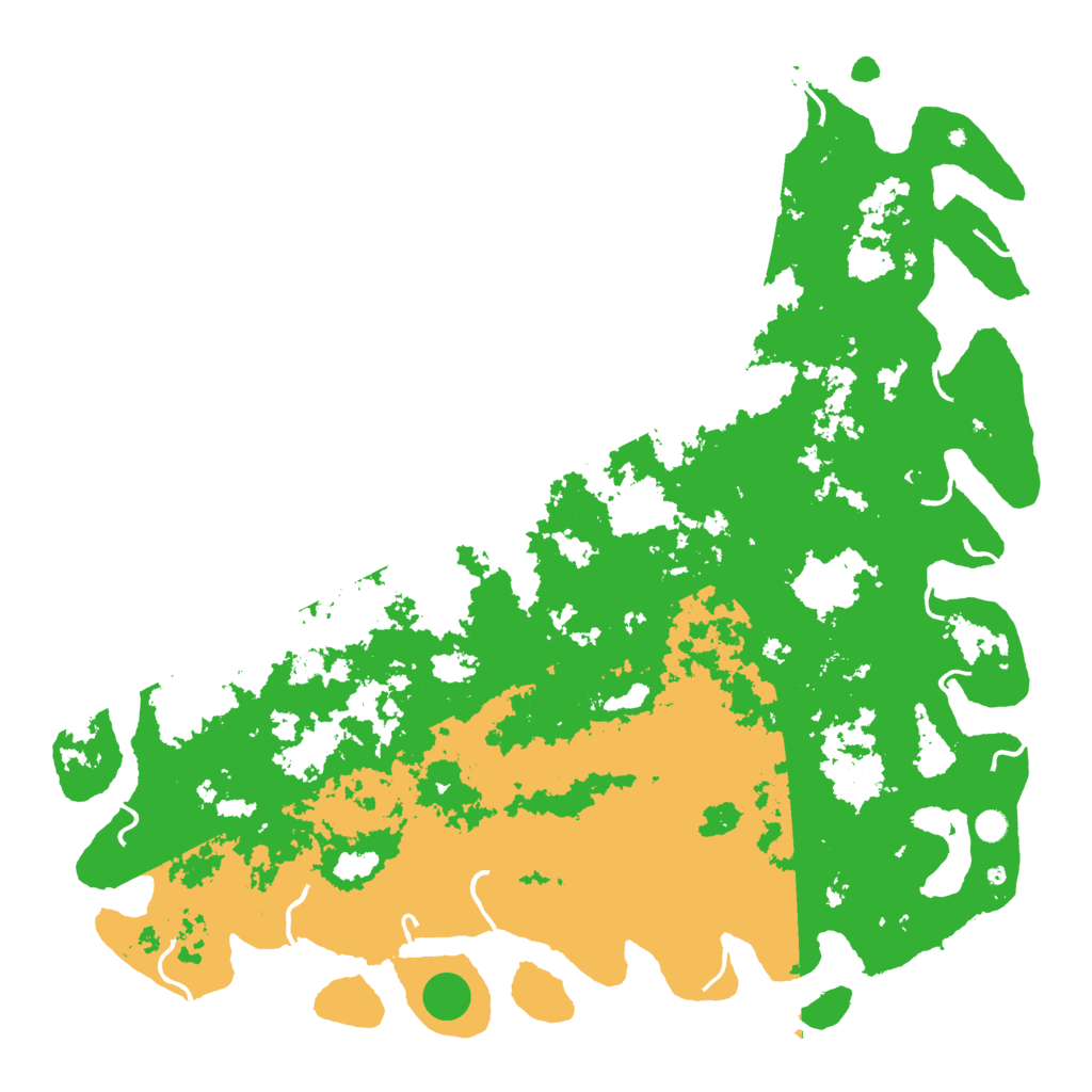 Biome Rust Map: Procedural Map, Size: 6000, Seed: 968607362