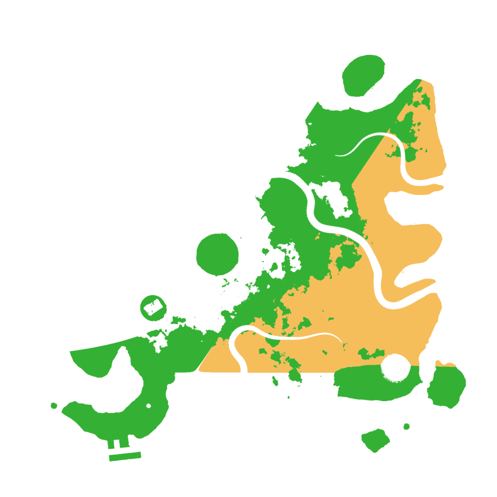 Biome Rust Map: Procedural Map, Size: 3150, Seed: 1349487811