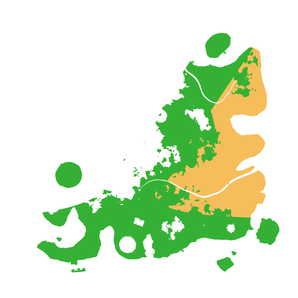 Biome Rust Map: Procedural Map, Size: 3150, Seed: 1349487811