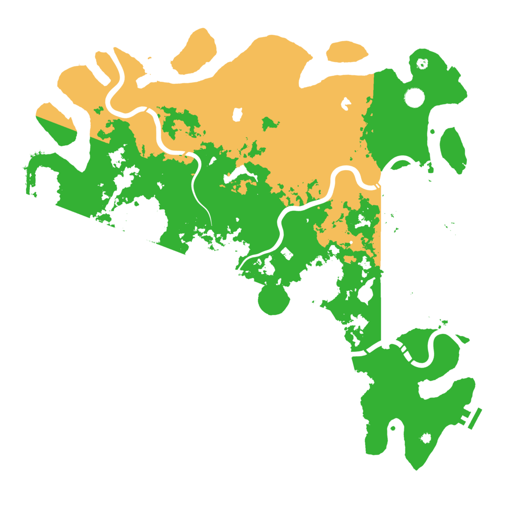 Biome Rust Map: Procedural Map, Size: 4500, Seed: 1591628014