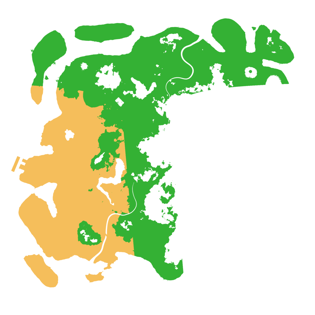 Biome Rust Map: Procedural Map, Size: 4000, Seed: 495655