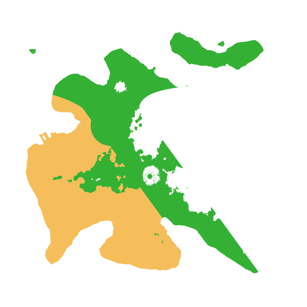 Biome Rust Map: Procedural Map, Size: 2500, Seed: 625