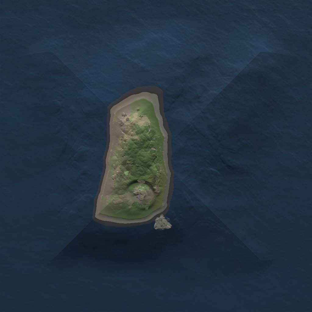 Rust Map: Procedural Map, Size: 1000, Seed: 75395632, 3 Monuments