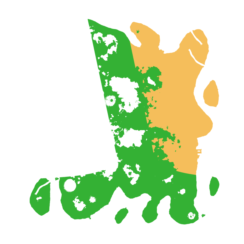 Biome Rust Map: Procedural Map, Size: 3500, Seed: 157296640