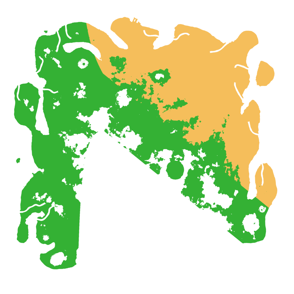 Biome Rust Map: Procedural Map, Size: 4500, Seed: 499935