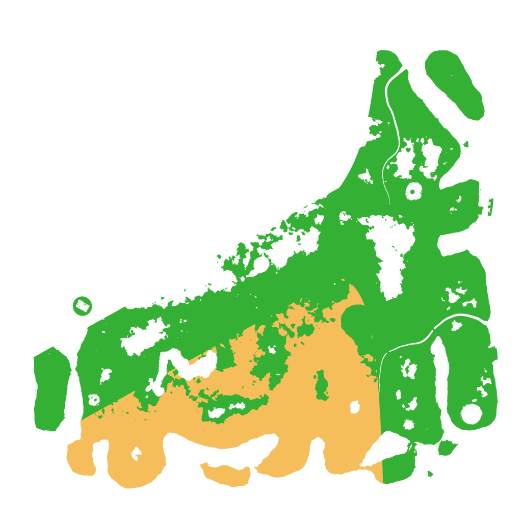 Biome Rust Map: Procedural Map, Size: 4500, Seed: 1299411914
