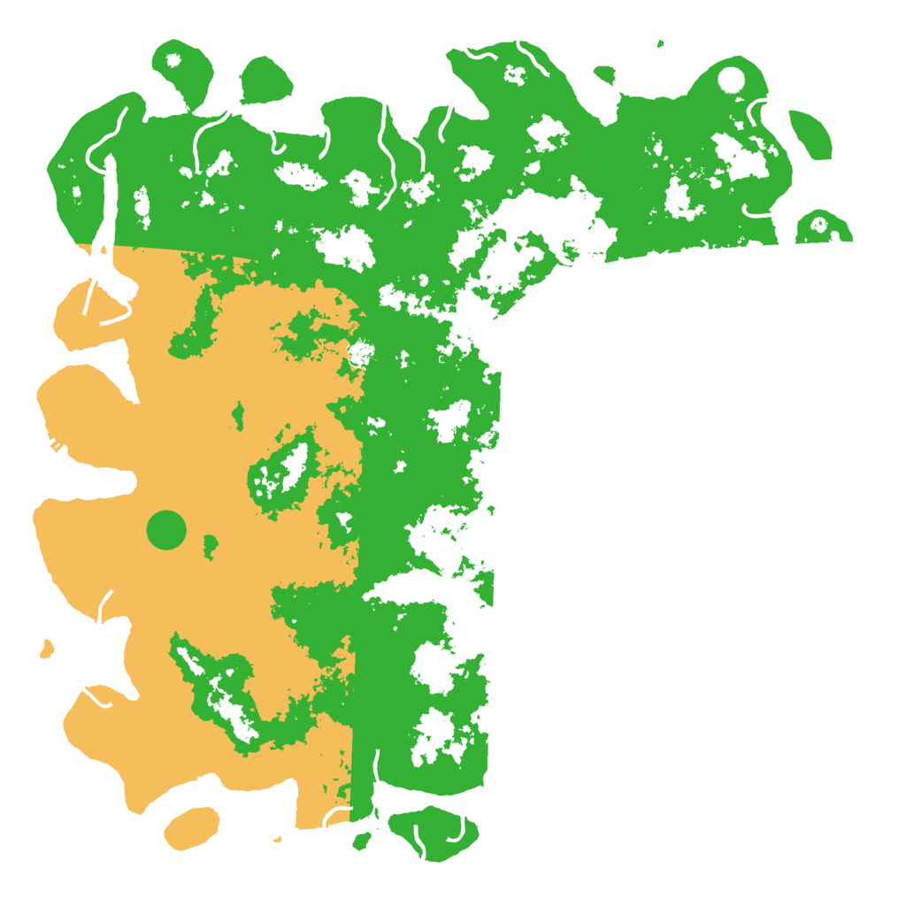 Biome Rust Map: Procedural Map, Size: 6000, Seed: 123104