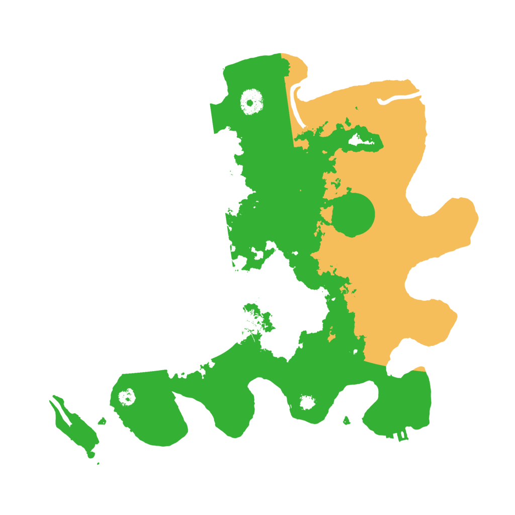 Biome Rust Map: Procedural Map, Size: 3200, Seed: 1939425536