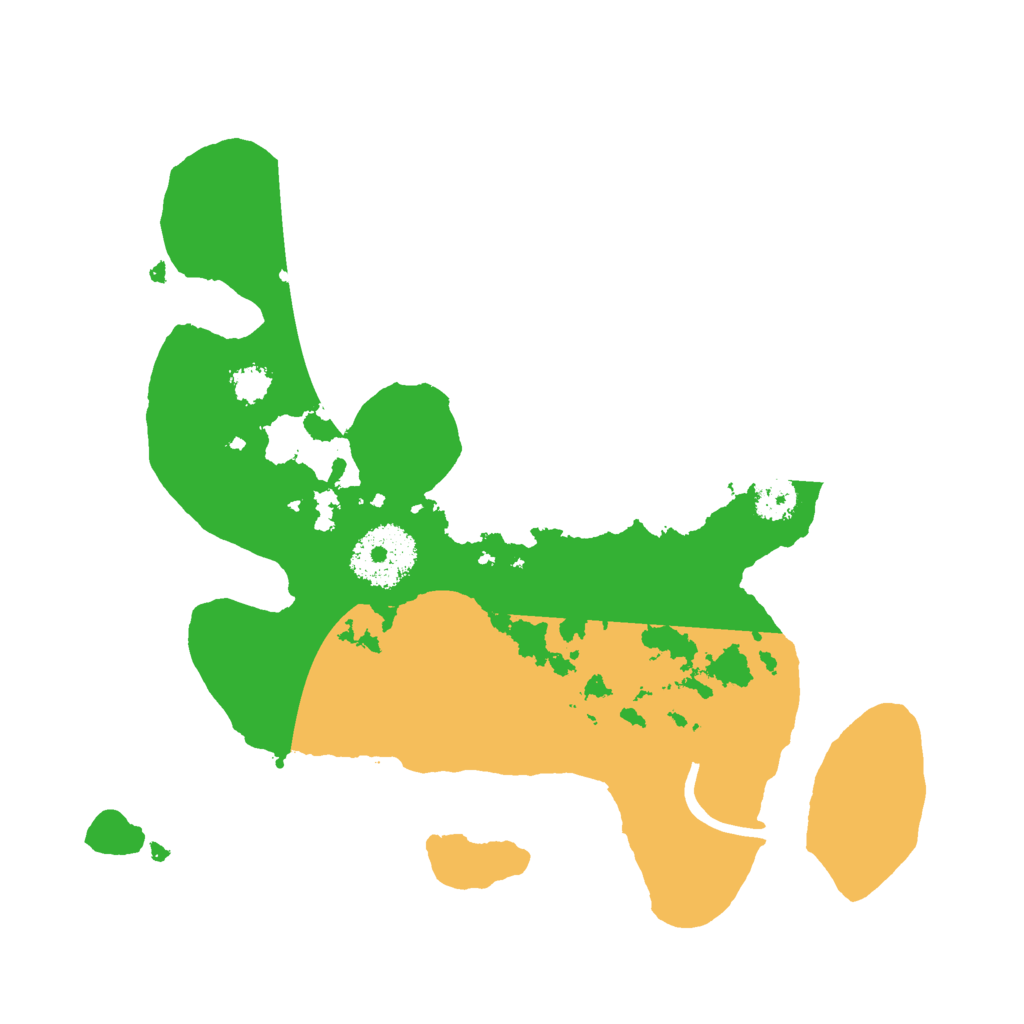 Biome Rust Map: Procedural Map, Size: 2500, Seed: 12783