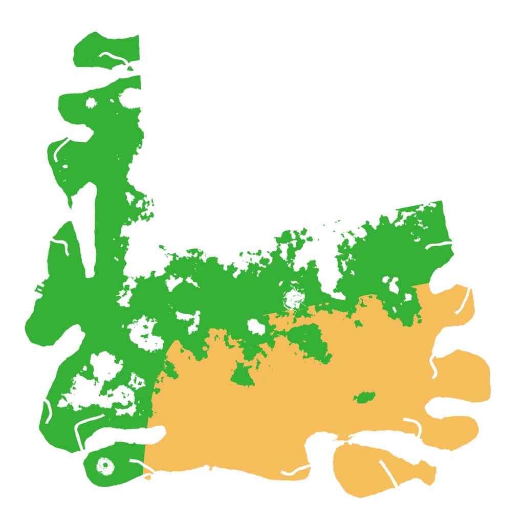 Biome Rust Map: Procedural Map, Size: 4500, Seed: 138226541