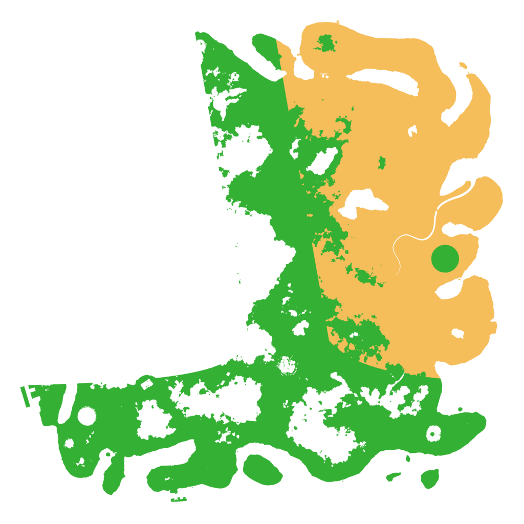 Biome Rust Map: Procedural Map, Size: 5000, Seed: 866305537