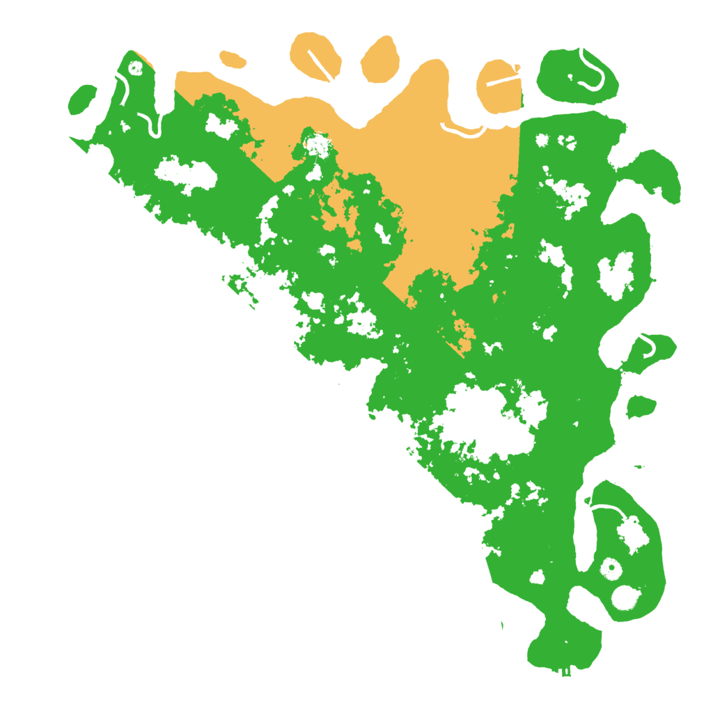 Biome Rust Map: Procedural Map, Size: 5000, Seed: 110388