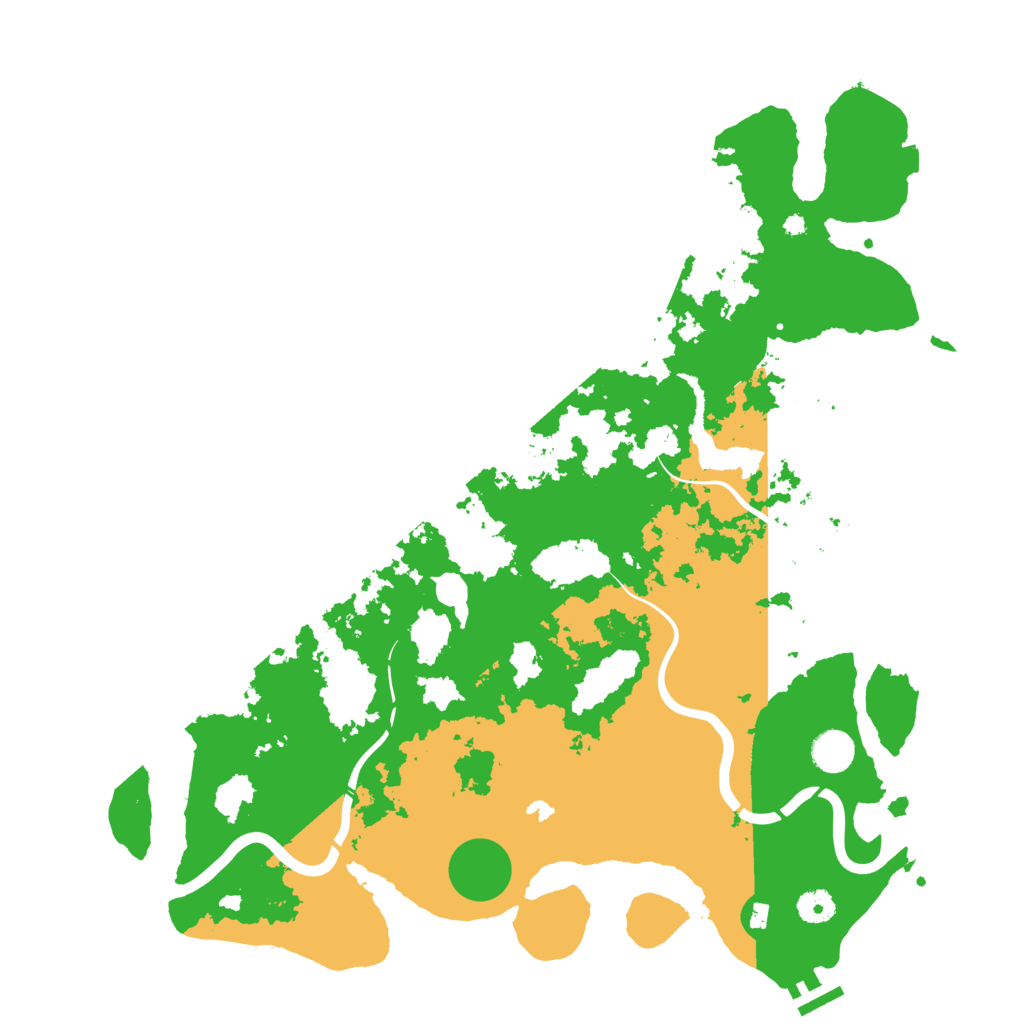 Biome Rust Map: Procedural Map, Size: 4300, Seed: 1848179474